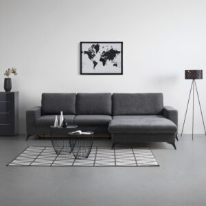 Ecksofa Sunny Grau Textil Mömax Möbel > Sofas & Couches > Wohnlandschaften > Ecksofas > XXL Ecksofas Grau