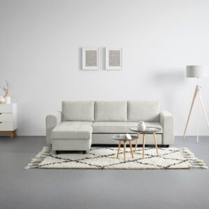 wohnli-moebel-suche-001136004302-1 Ecksofa River Hellgrau Textil Mömax Möbel > Sofas & Couches > Wohnlandschaften > Ecksofas > XXL Ecksofas Grau