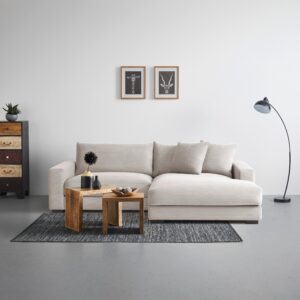 Wohnlandschaft Pedro in Taupe Textil Mömax Möbel > Sofas & Couches > Wohnlandschaften > Ecksofas > XXL Ecksofas Taupe