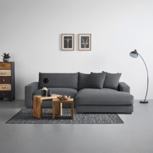 Ecksofa Pedro Grau Textil Based Möbel > Sofas & Couches > Wohnlandschaften > Ecksofas > XXL Ecksofas Grau
