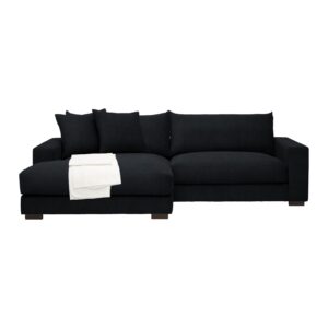 Wohnli Möbelsuche - Ecksofa Pedro Schwarz