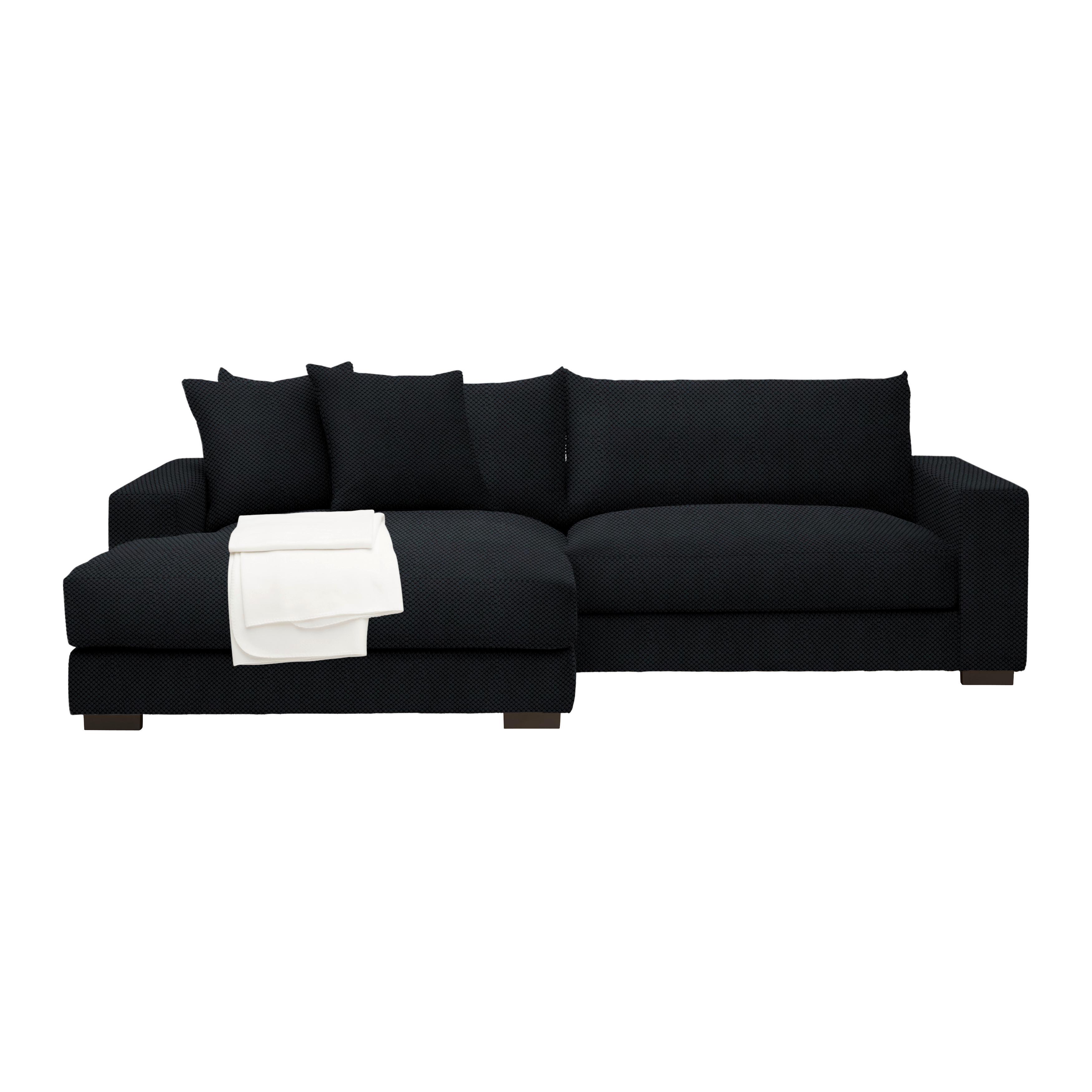 Wohnli Möbelsuche - Ecksofa Pedro Schwarz