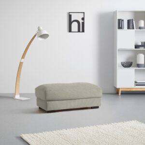 Hocker Pedro Taupe Textil Based Wohnzimmermöbel Taupe