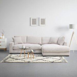 Ecksofa Pedro Beige Textil Mömax Möbel > Sofas & Couches > Wohnlandschaften > Ecksofas > XXL Ecksofas Beige