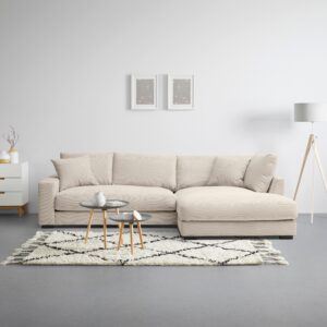 Ecksofa Pedro Taupe Textil Mömax Möbel > Sofas & Couches > Wohnlandschaften > Ecksofas > XXL Ecksofas Taupe