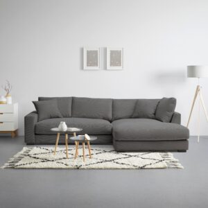 Ecksofa Pedro Anthrazit Textil Mömax Möbel > Sofas & Couches > Wohnlandschaften > Ecksofas > XXL Ecksofas Anthrazit