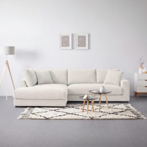 Ecksofa Pedro Beige Textil Mömax Möbel > Sofas & Couches > Wohnlandschaften > Ecksofas > XXL Ecksofas Beige