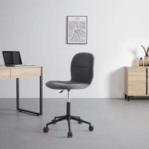 Drehstuhl Lisa Grau Metall, Textil Mömax Wohnzimmermöbel Grau