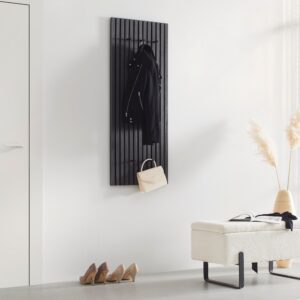 Garderobenpaneel Grace Grau Textil, Holzwerkstoff Mömax Garderoben > Garderobenpaneele Grau