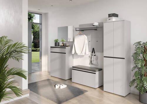 Wandspiegel GW-Bastia in Grau Holzwerkstoff Premium Living Spiegel > Wandspiegel Grau