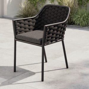 wohnli-moebel-suche-001308007101 Wohnli Möbelsuche - Gartenstuhl Louisa Anthrazit Aluminium