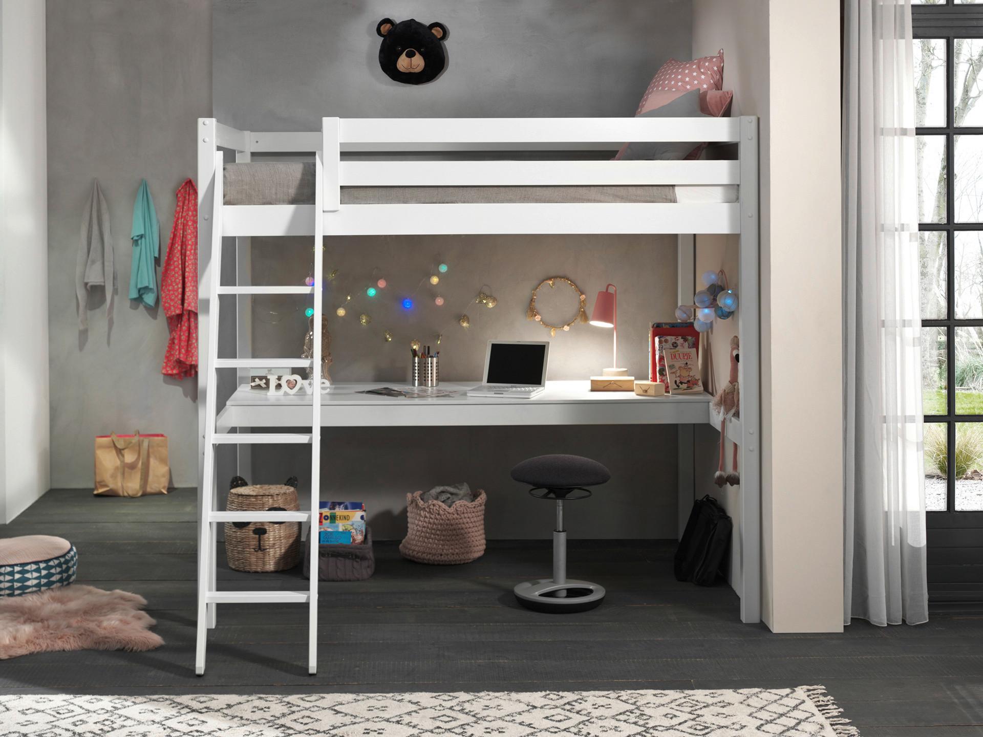 Wohnli Möbelsuche - Hochbett Pino Weiß