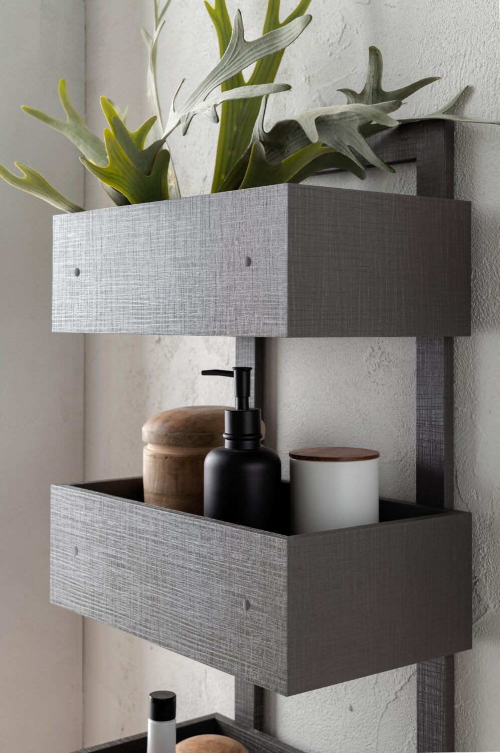 Standregal Trilogy Anthrazit Holzwerkstoff Mömax Wohnzimmermöbel Anthrazit