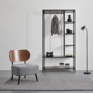 Regal in Schwarz Holzwerkstoff Mömax Wohnzimmermöbel Schwarz