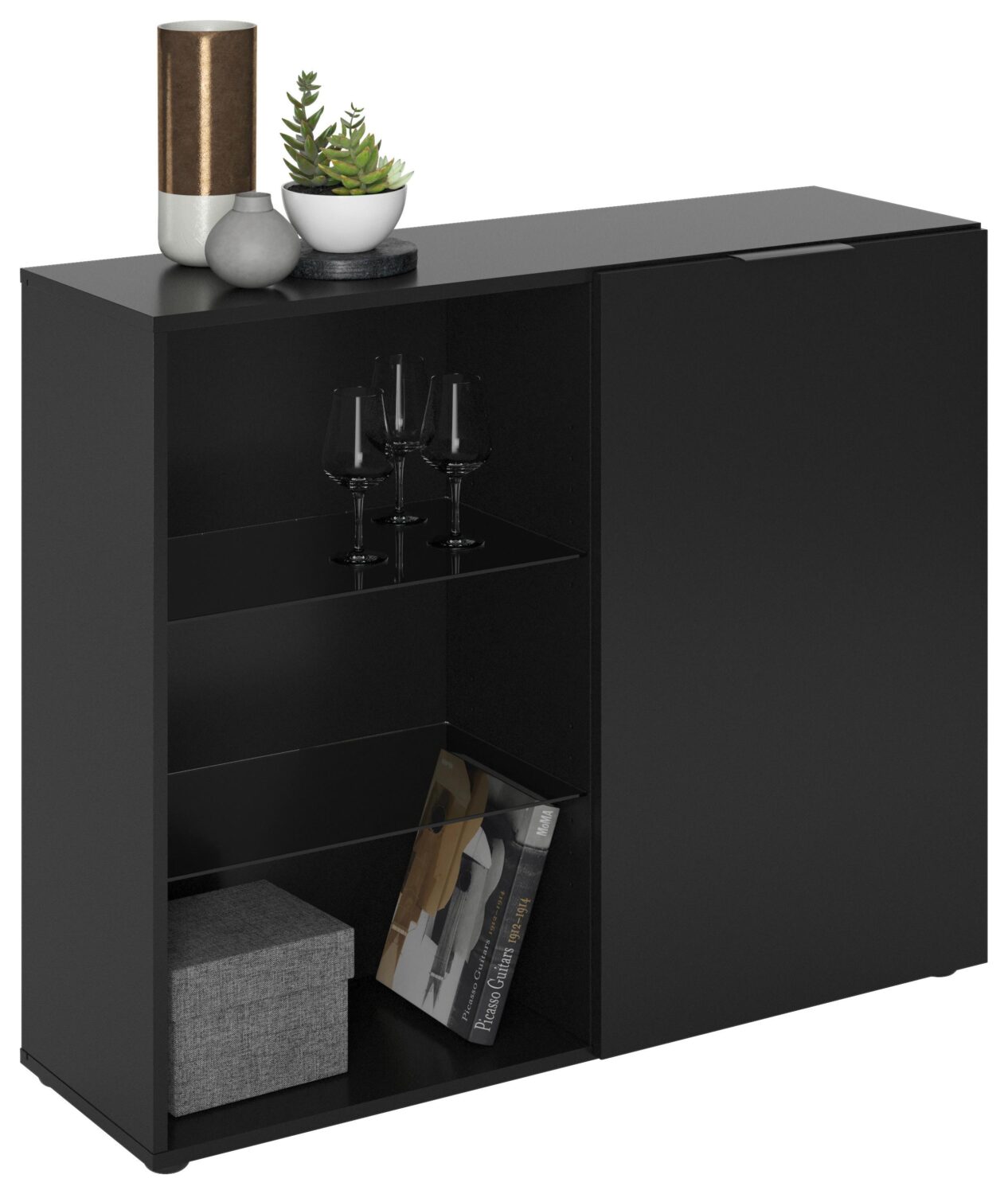 Wohnli Möbelsuche - Kommode in Schwarz