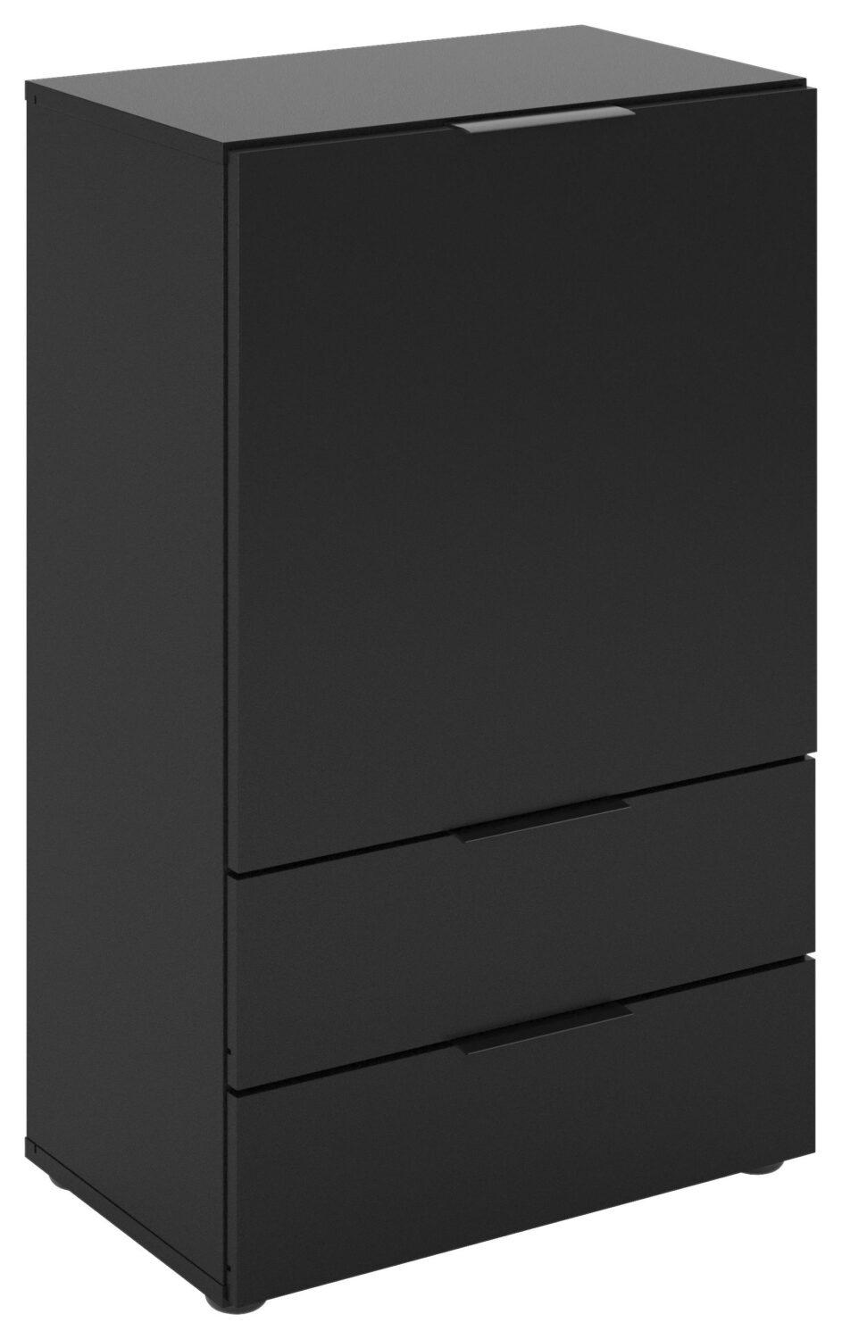 Kommode in Schwarz Holzwerkstoff Mömax Möbel > Kommoden & Schubladenschränke > Kommoden Schwarz