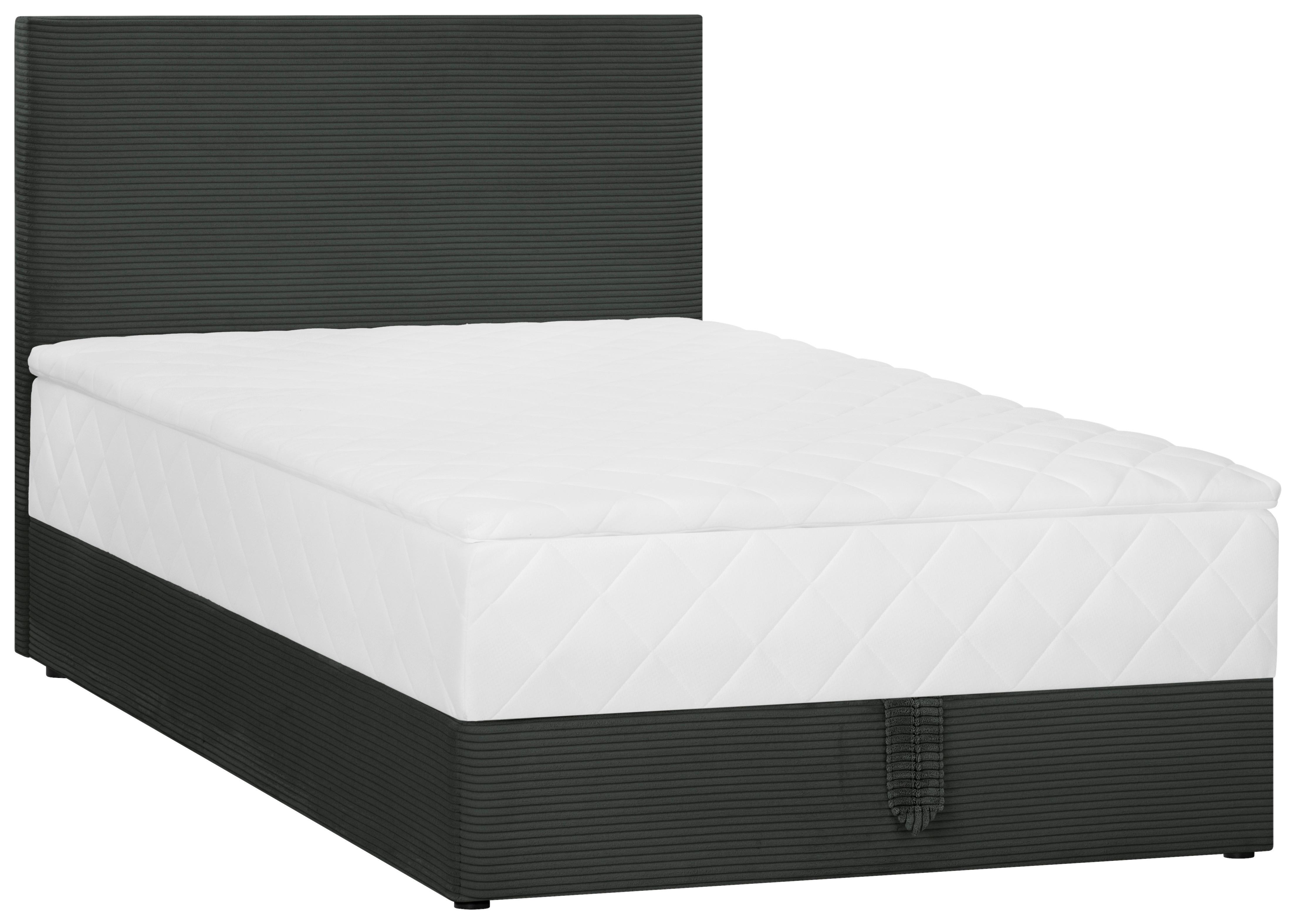 Wohnli Möbelsuche - Boxbett Boxy Cord Anthrazit ca. 120x200cm