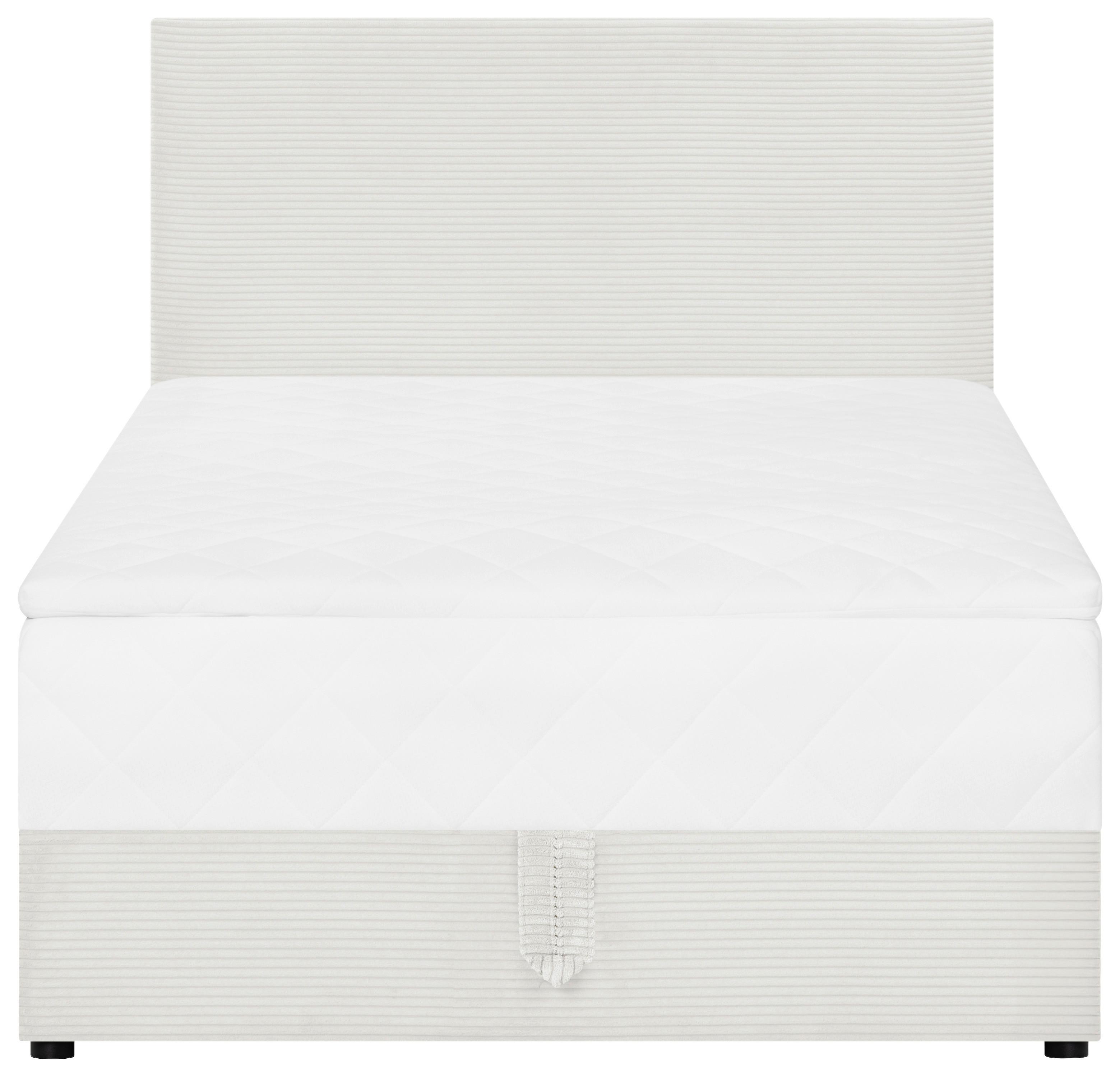 Boxbett Boxy in Cord Beige ca. 120x200cm Textil Based Möbel > Betten Beige