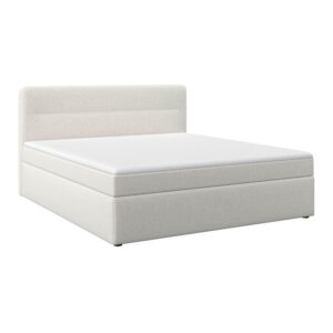 wohnli-moebel-suche-001408007903-1 Boxbett Marco Creme ca. 180x200 cm Holz, Textil Bessagi Home Möbel > Betten > Boxspringbetten Weiß