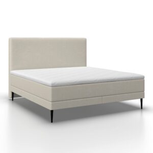 Boxbett Nevada ca. 160x200 cm Beige mit Topper Holz, Textil Bessagi Home Möbel > Betten Beige