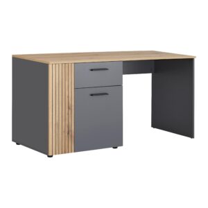 wohnli-moebel-suche-001418014203 Wohnli Möbelsuche - Schreibtisch Cadix Anthrazit/Eichefarben