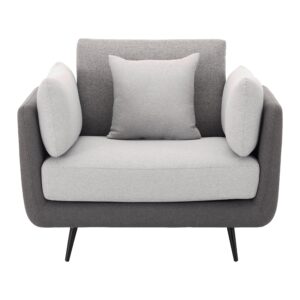 Wohnli Möbelsuche - Sessel Genesis Grau Webstoff