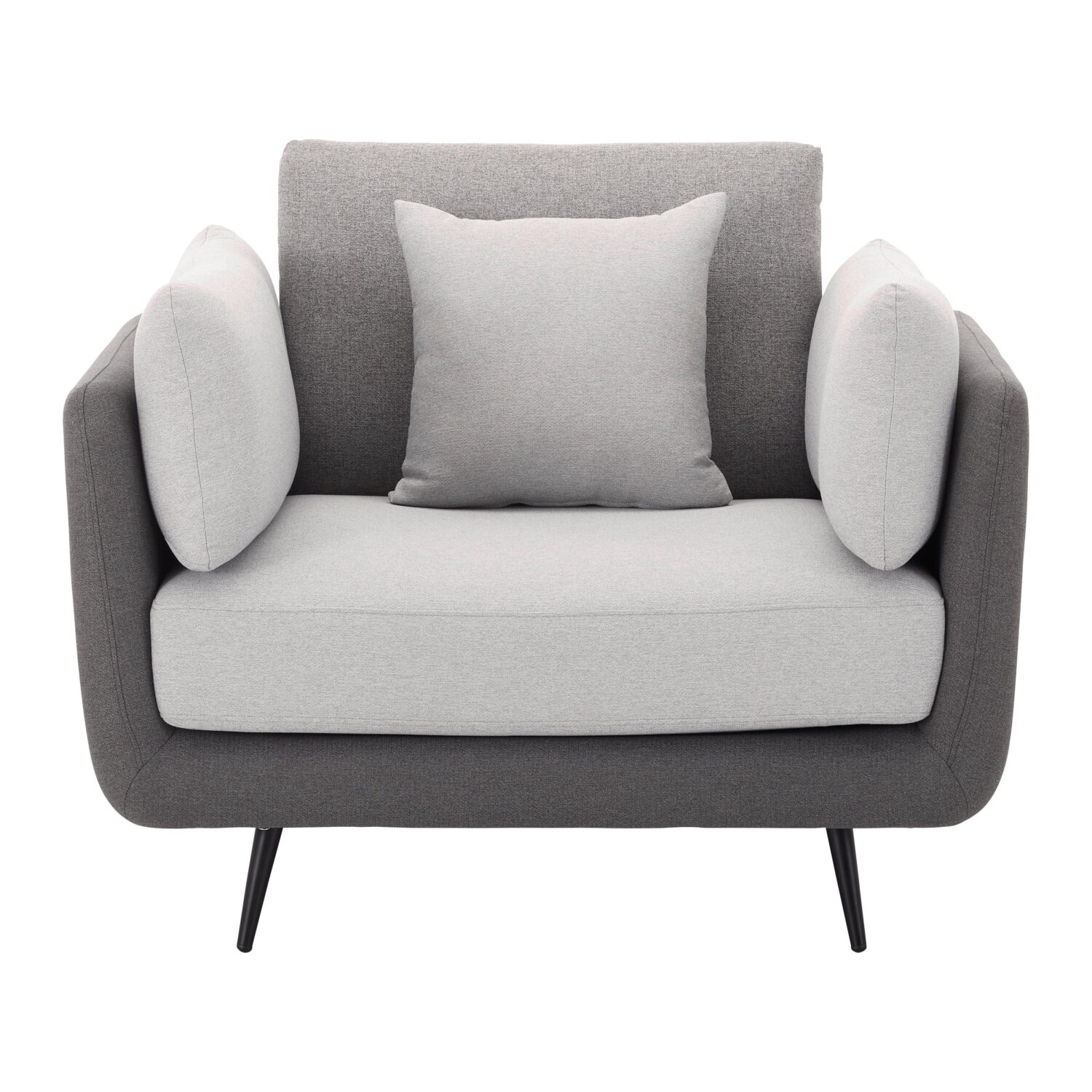 Wohnli Möbelsuche - Sessel Genesis Grau Webstoff