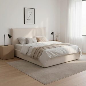 Wohnli Möbelsuche - Polsterbett Alba Beige ca. 180x200 cm