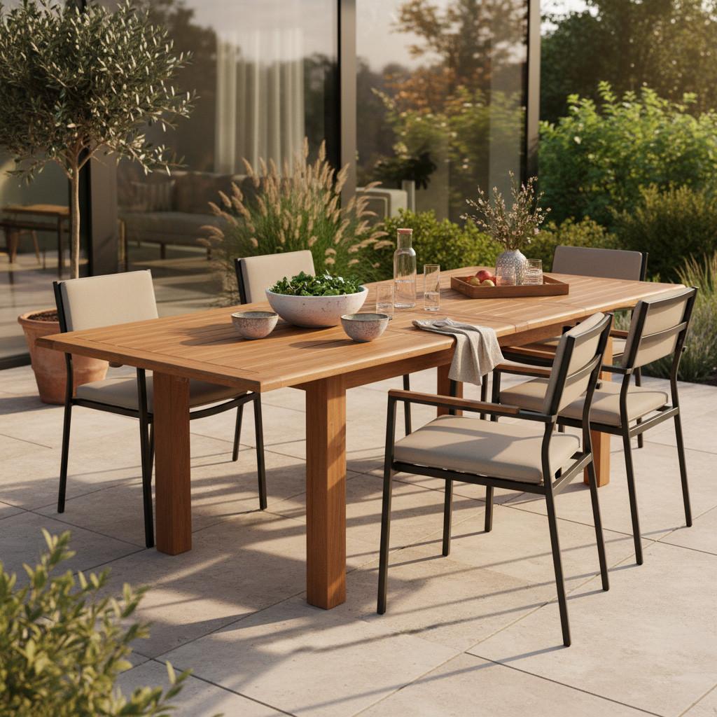 wohnli-moebel-suche-001442001314 Wohnli Möbelsuche - Gartentisch Paraiba Akazie ausziehbar