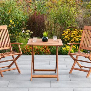 Wohnli Möbelsuche - Gartengarnitur 3-tlg. Comodoro Eukalyptusholz