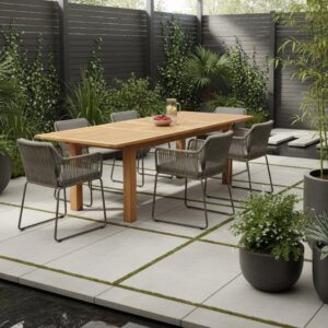 Wohnli Möbelsuche - Gartentisch aus Eukalyptusholz ausziehbar