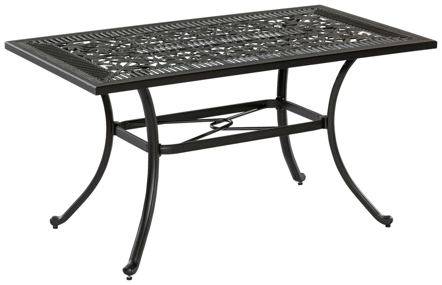 wohnli-moebel-suche-001442007801 Wohnli Möbelsuche - Gartentisch Schwarz ca. 140x80x73cm