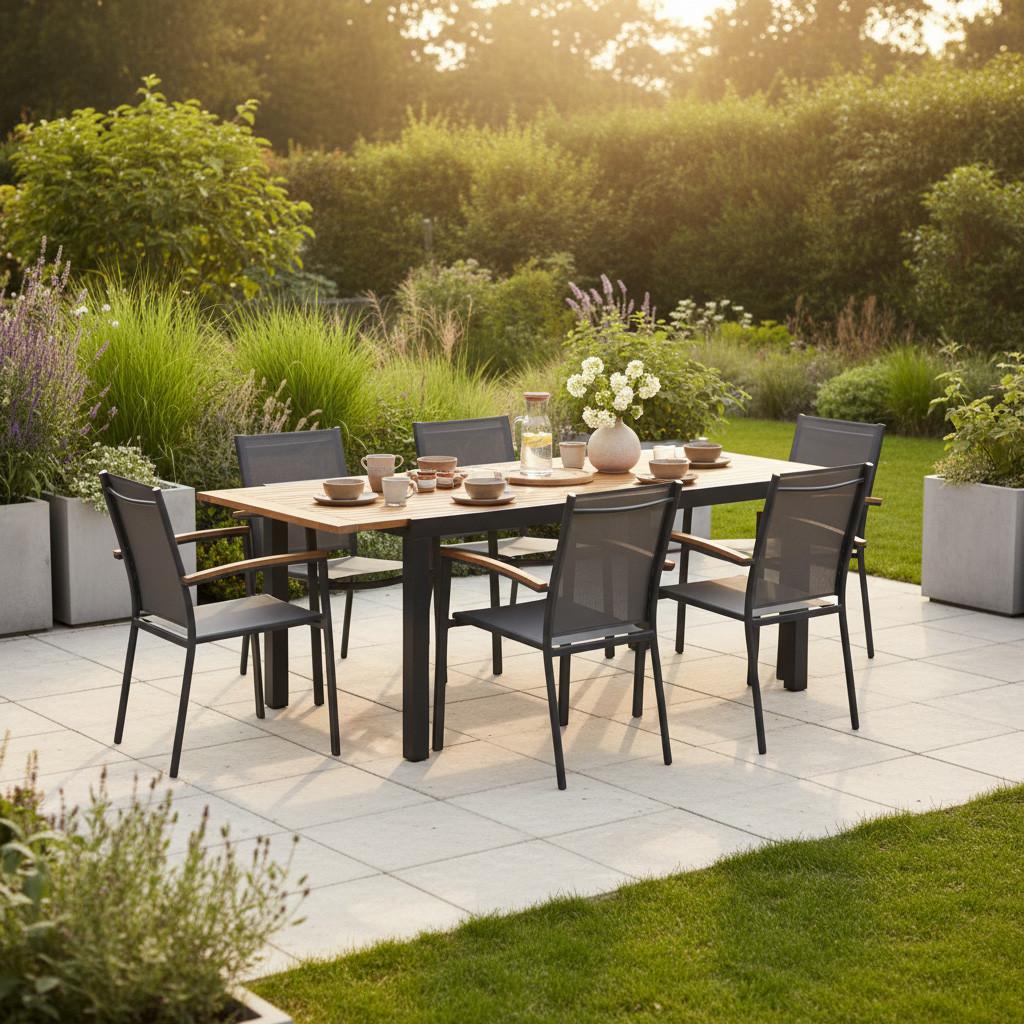 wohnli-moebel-suche-001442008002 Wohnli Möbelsuche - Gartentisch Tilos Akaziefarben Echtholz