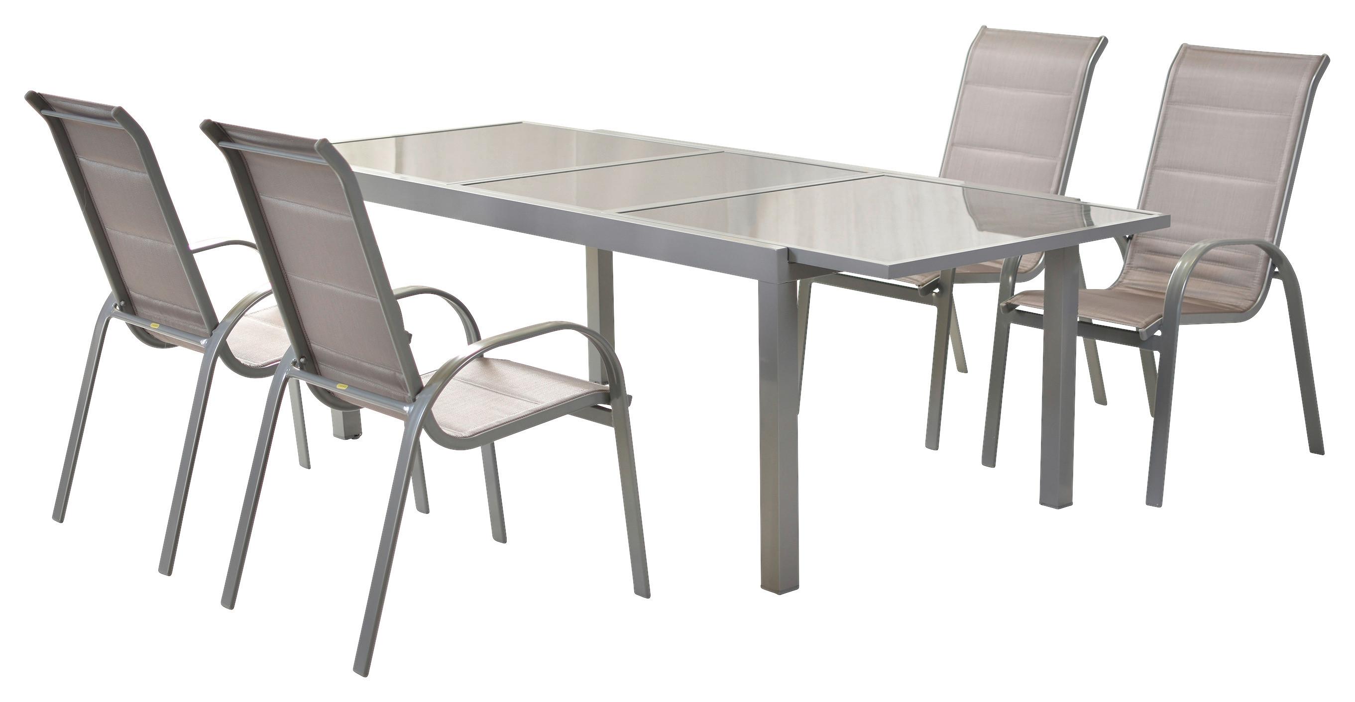 GARTENSET AMALFI DI LUSSO Metall, Textil Gardenson Garten & Outdoor > Gartenmöbel > Gartenmöbel-Sets Braun