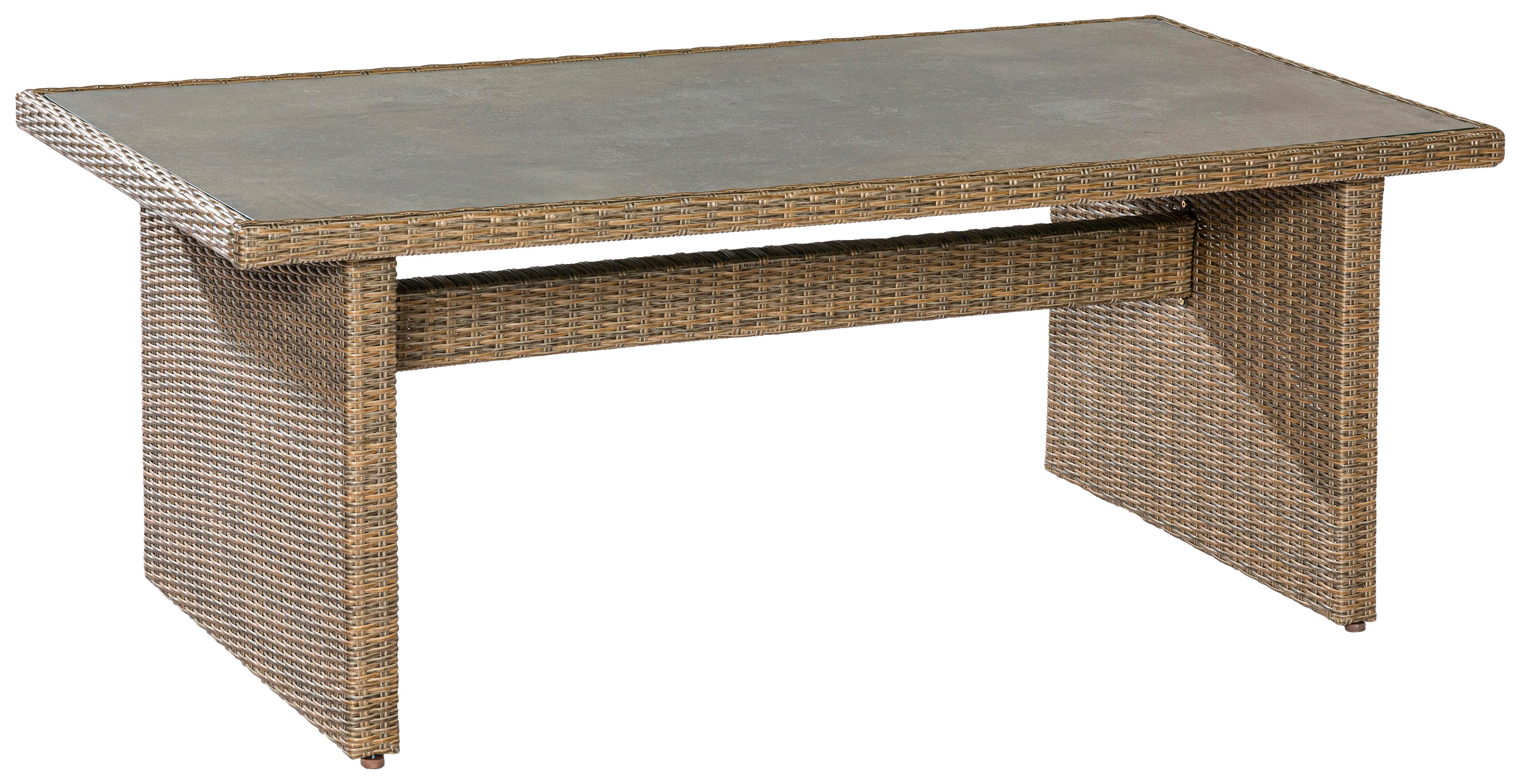 wohnli-moebel-suche-001442010501 Wohnli Möbelsuche - Gartentisch Metall/Kunststoff/ Glas L: 200 cm