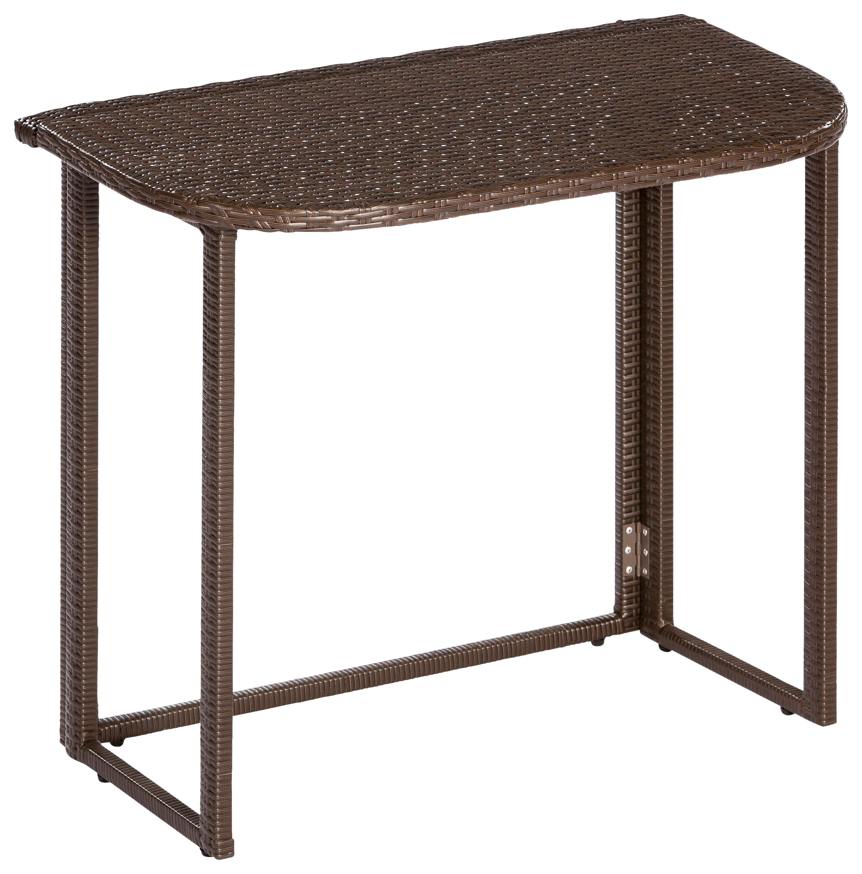 Wohnli Möbelsuche - Gartentisch klappbar Metall/Kunststoff L: 90 cm