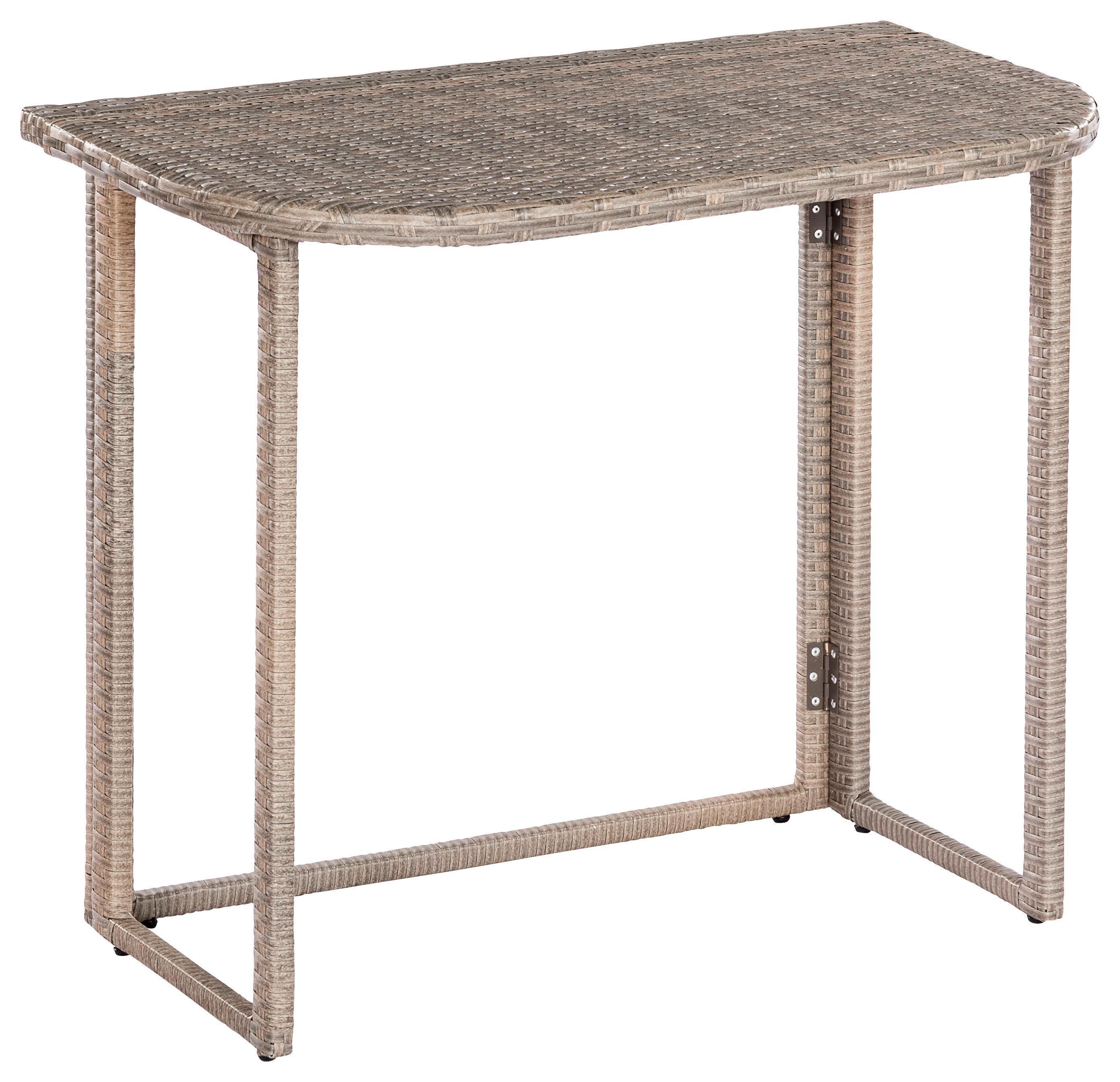 Wohnli Möbelsuche - Gartentisch klappbar Metall/Kunststoff L: 90 cm