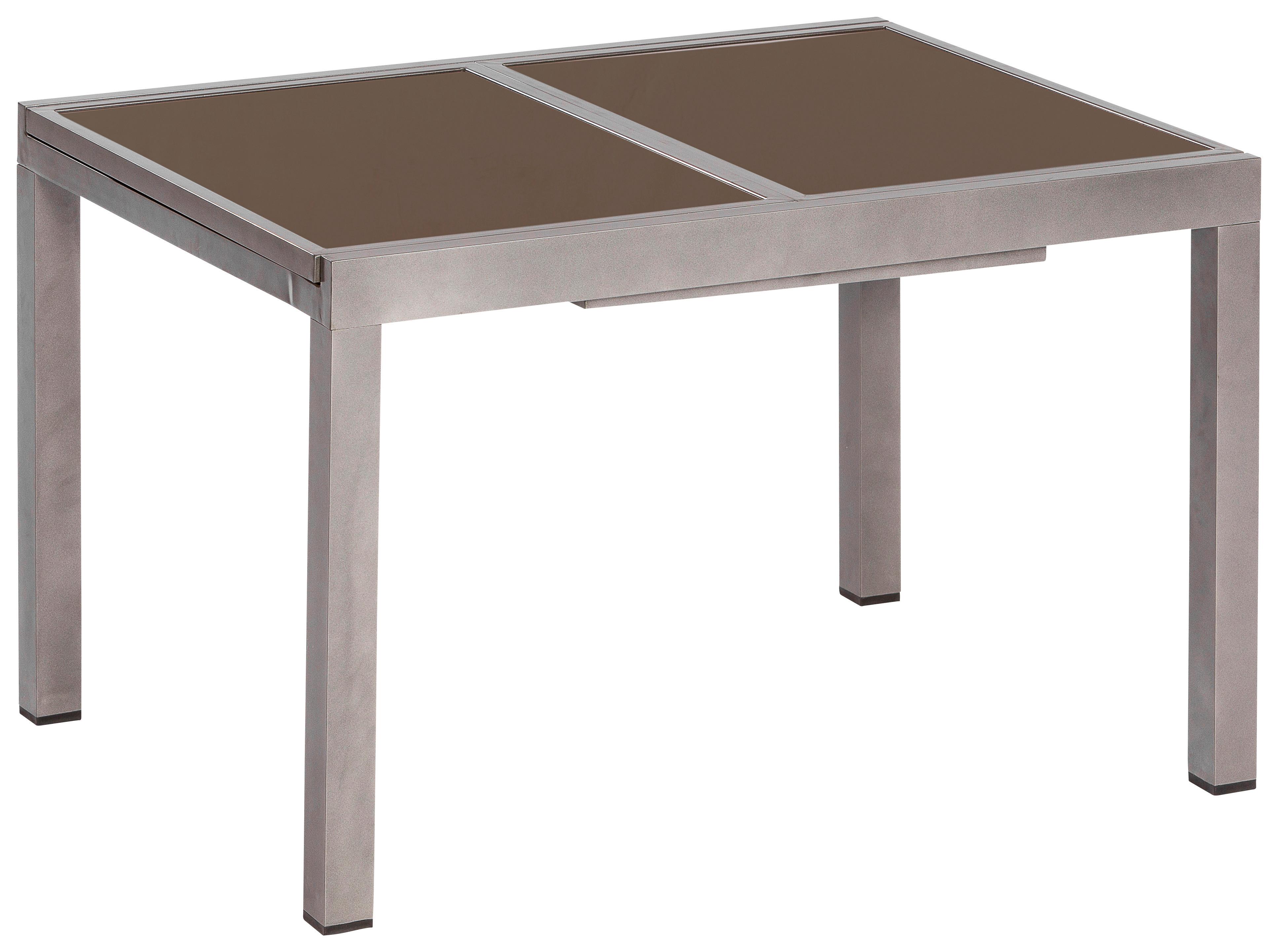 Wohnli Möbelsuche - Gartentisch ausziehbar ca. 180x90 cm Alu/Glas