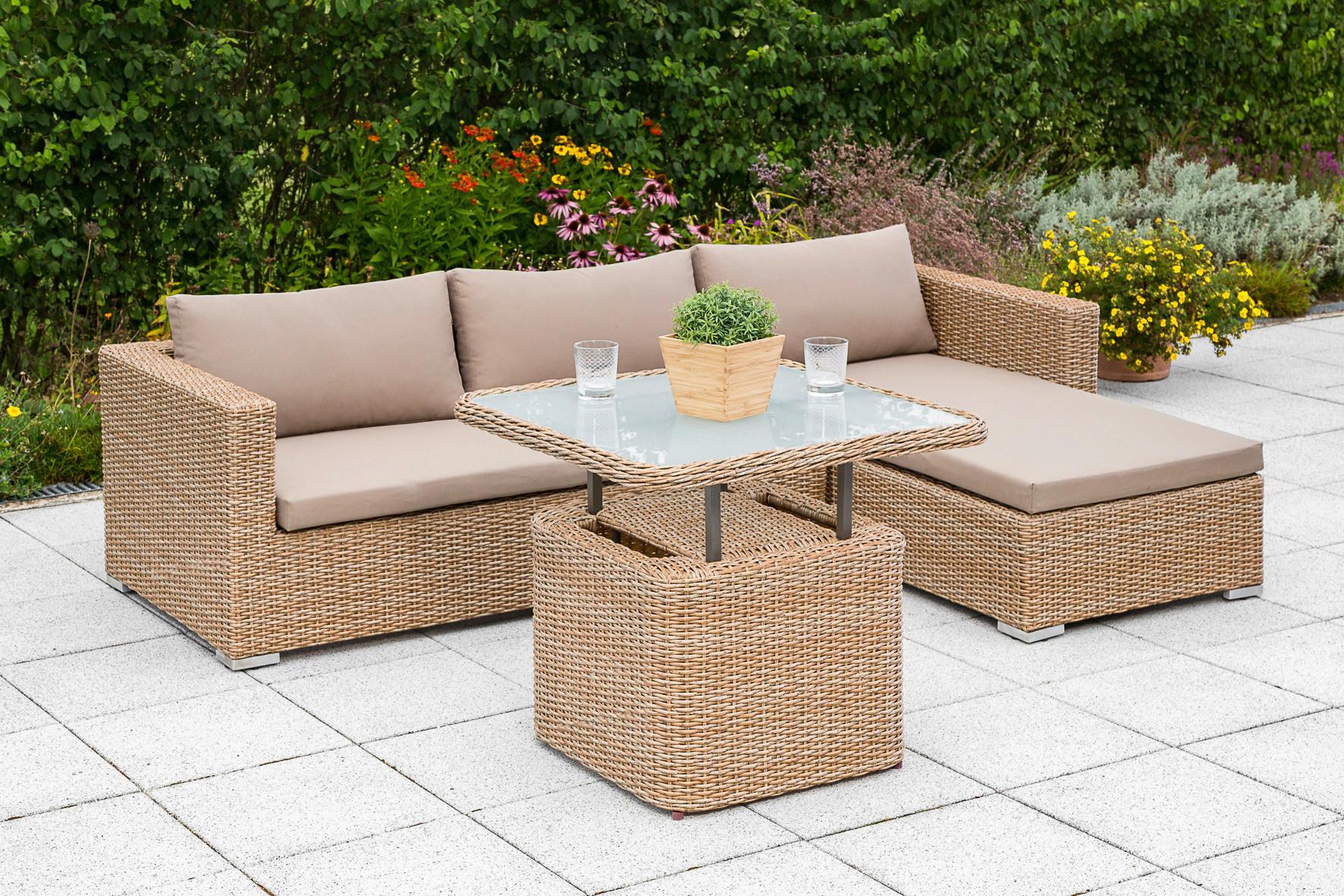 Wohnli Möbelsuche - Loungegarnitur Vento Naturfarben