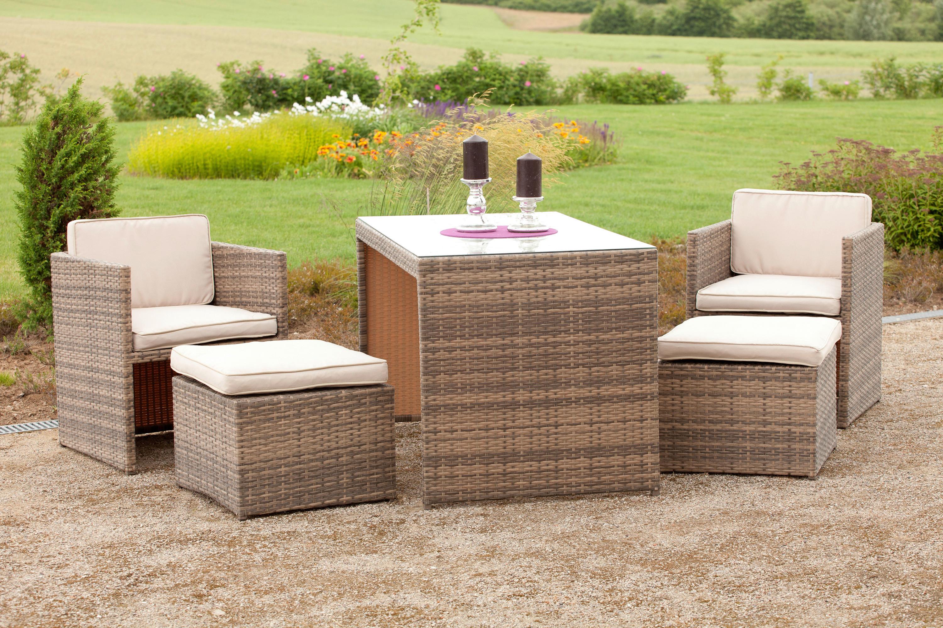 wohnli-moebel-suche-001442018502 Wohnli Möbelsuche - Gartenset Merano 11-tlg. in Naturfarben