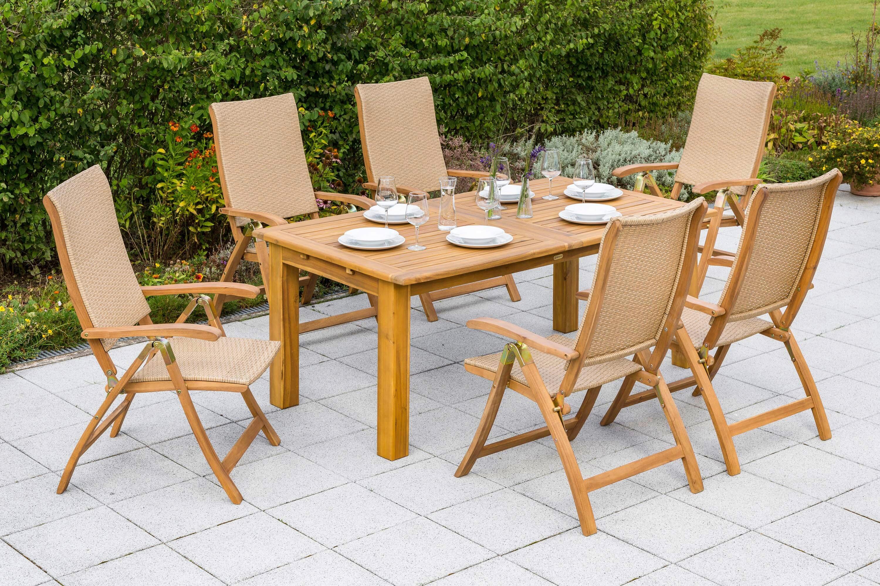 wohnli-moebel-suche-001442021402 Wohnli Möbelsuche - Gartentischgruppe Capri Naturfarben