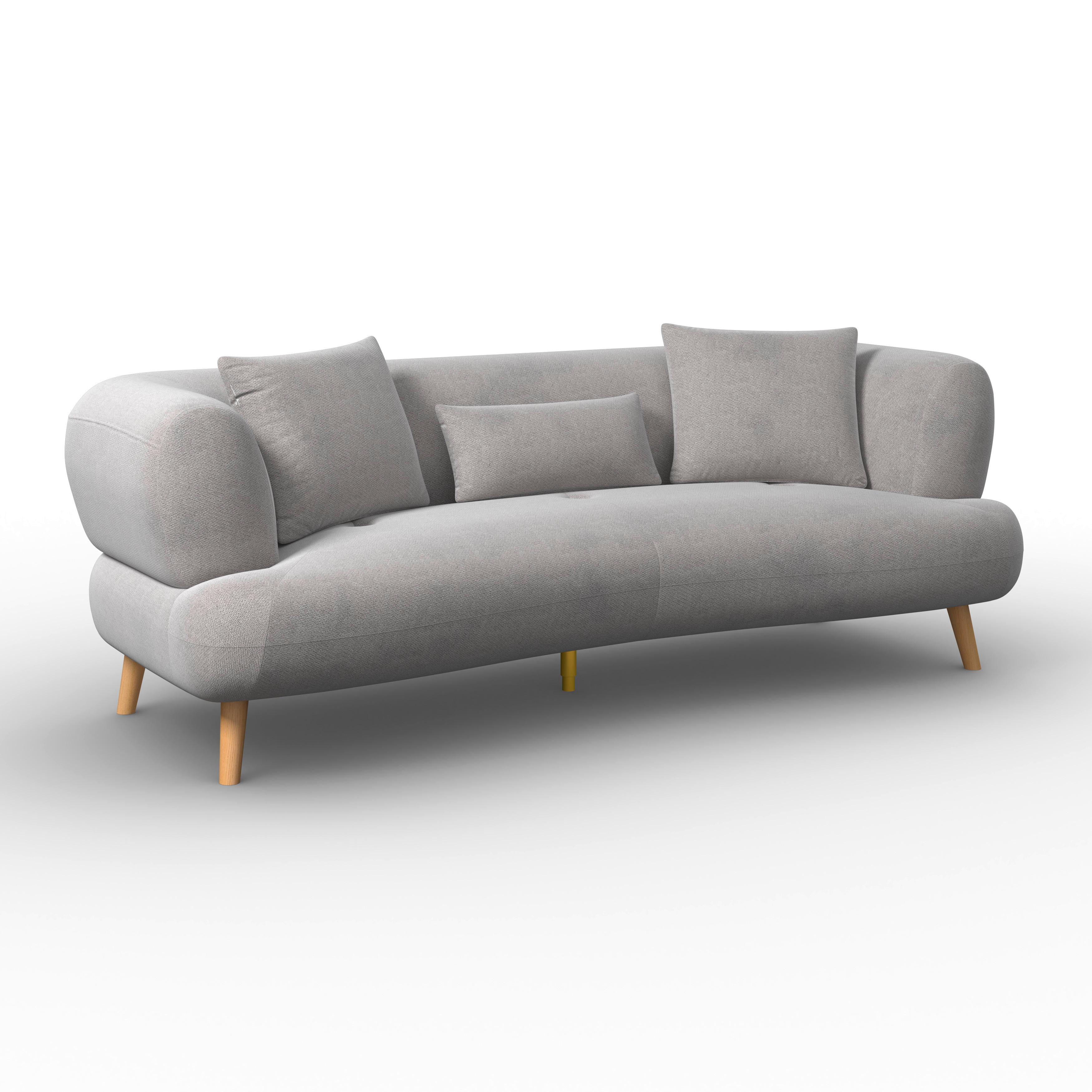 Wohnli Möbelsuche - Sofa Elisabeth Bouclé Grau