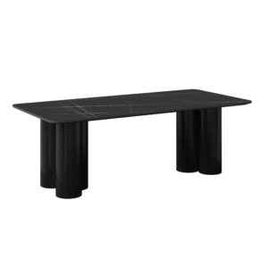 Wohnli Möbelsuche - Esstisch Kiano Holz/Keramik Schwarz ca. 220x105x76 cm