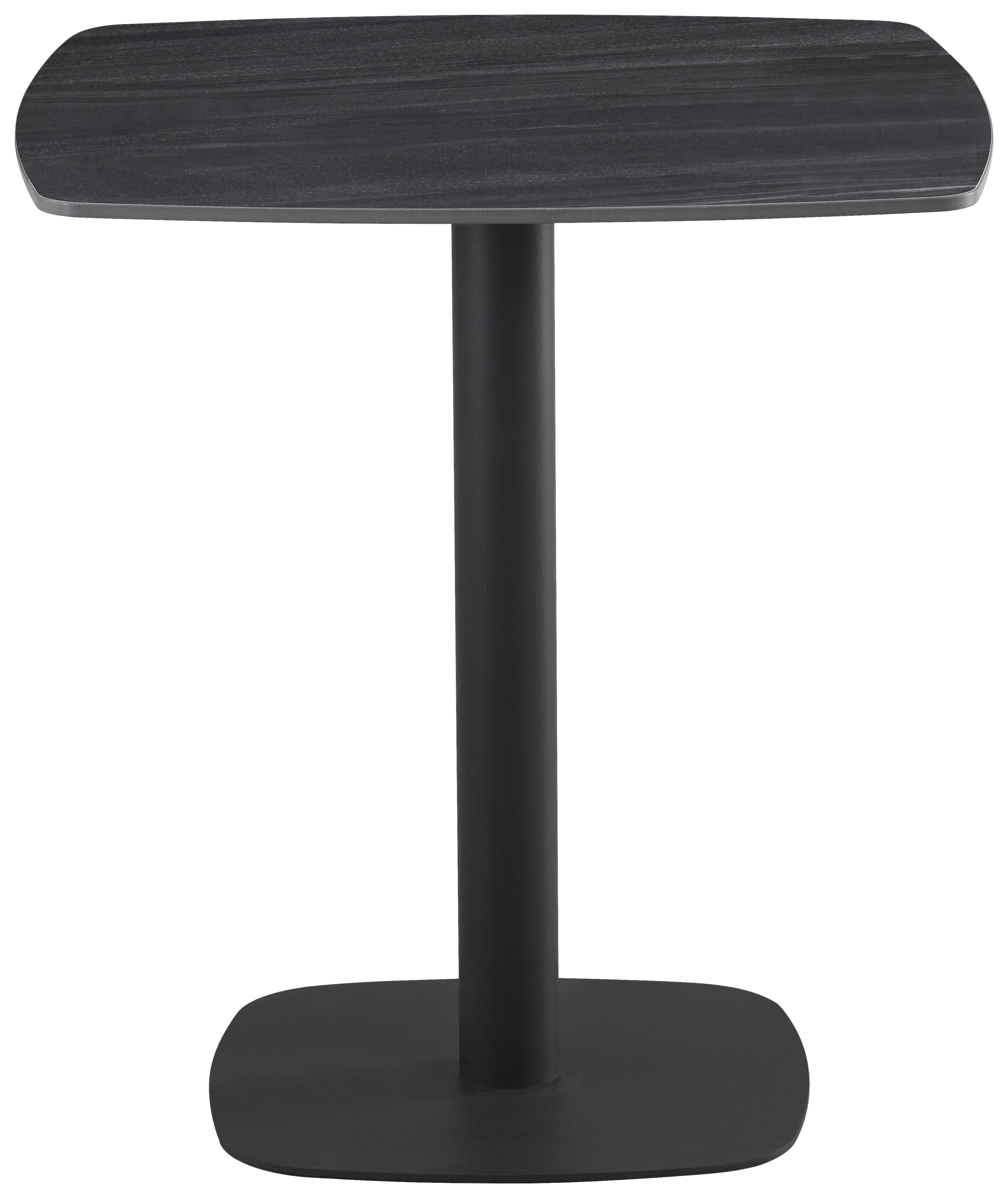 Bistrotisch Sam Schwarz ca. 70x70x75cm Metall, Keramik Mömax Möbel > Tische > Bartische Schwarz