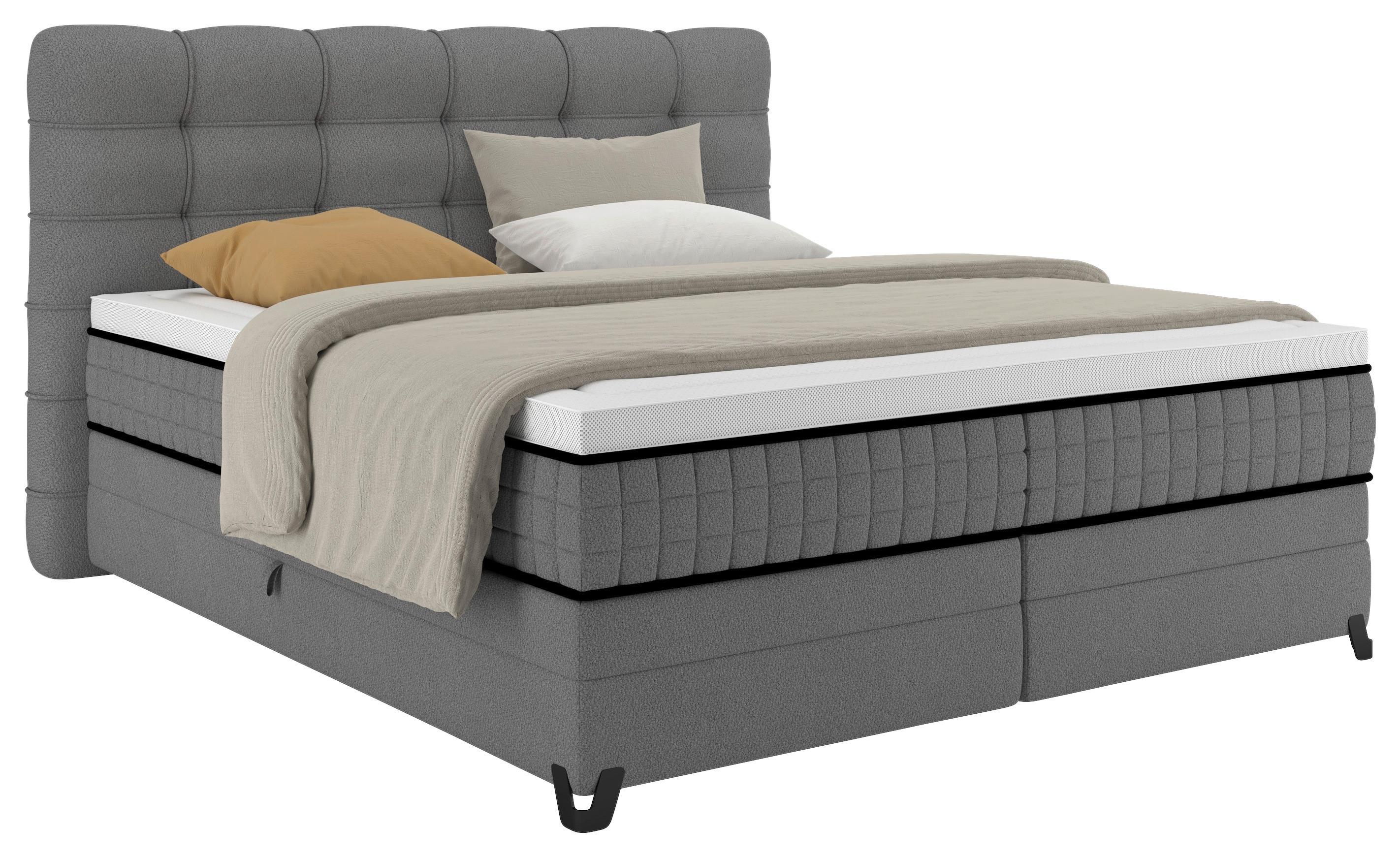 wohnli-moebel-suche-001523001704 Wohnli Möbelsuche - Boxspringbett Carmen C Dunkelgrau ca. 160x200cm