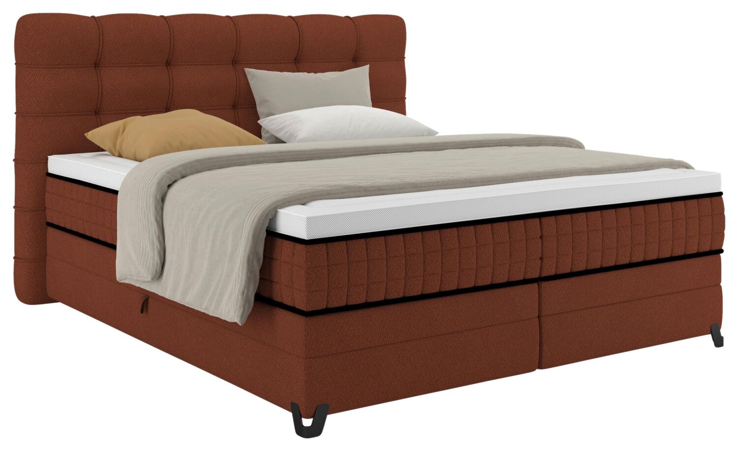 Wohnli Möbelsuche - Boxspringbett Carmen C Braun ca. 160x200cm