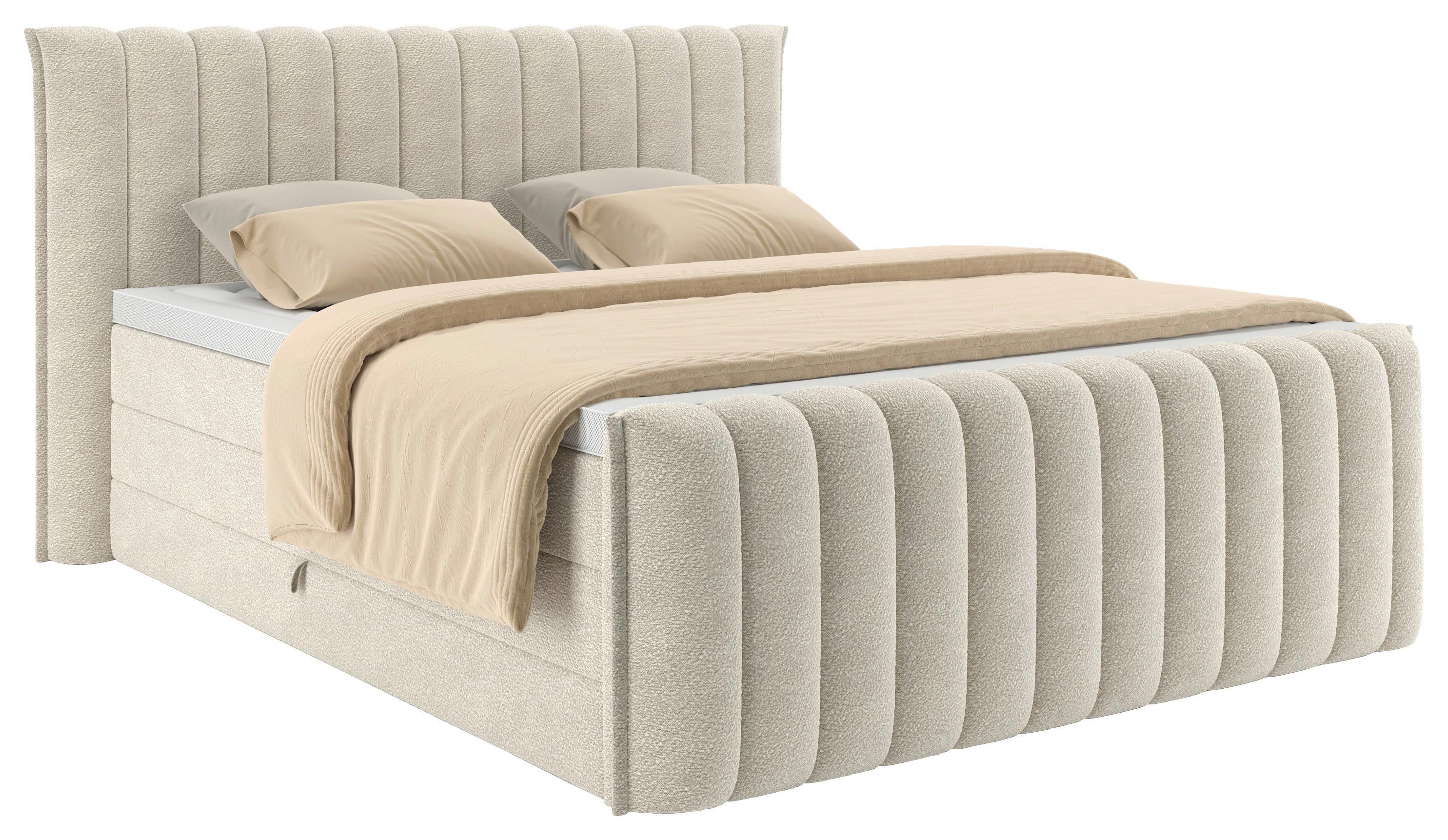 Wohnli Möbelsuche - Boxspringbett Lina Beige ca. 160x200cm