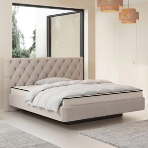 wohnli-moebel-suche-001523002204-1 Polsterbett Pedro D Pearl ca. 120x200cm Holz, Metall, Kunststoff, Textil, Holzwerkstoff Mömax Möbel > Betten > Polsterbetten Grau
