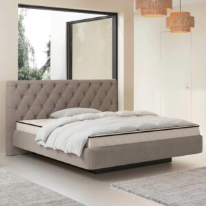 Polsterbett Pedro D Beige ca. 180x200cm Metall, Kunststoff, Holzwerkstoff Mömax Möbel > Betten > Doppelbetten Beige