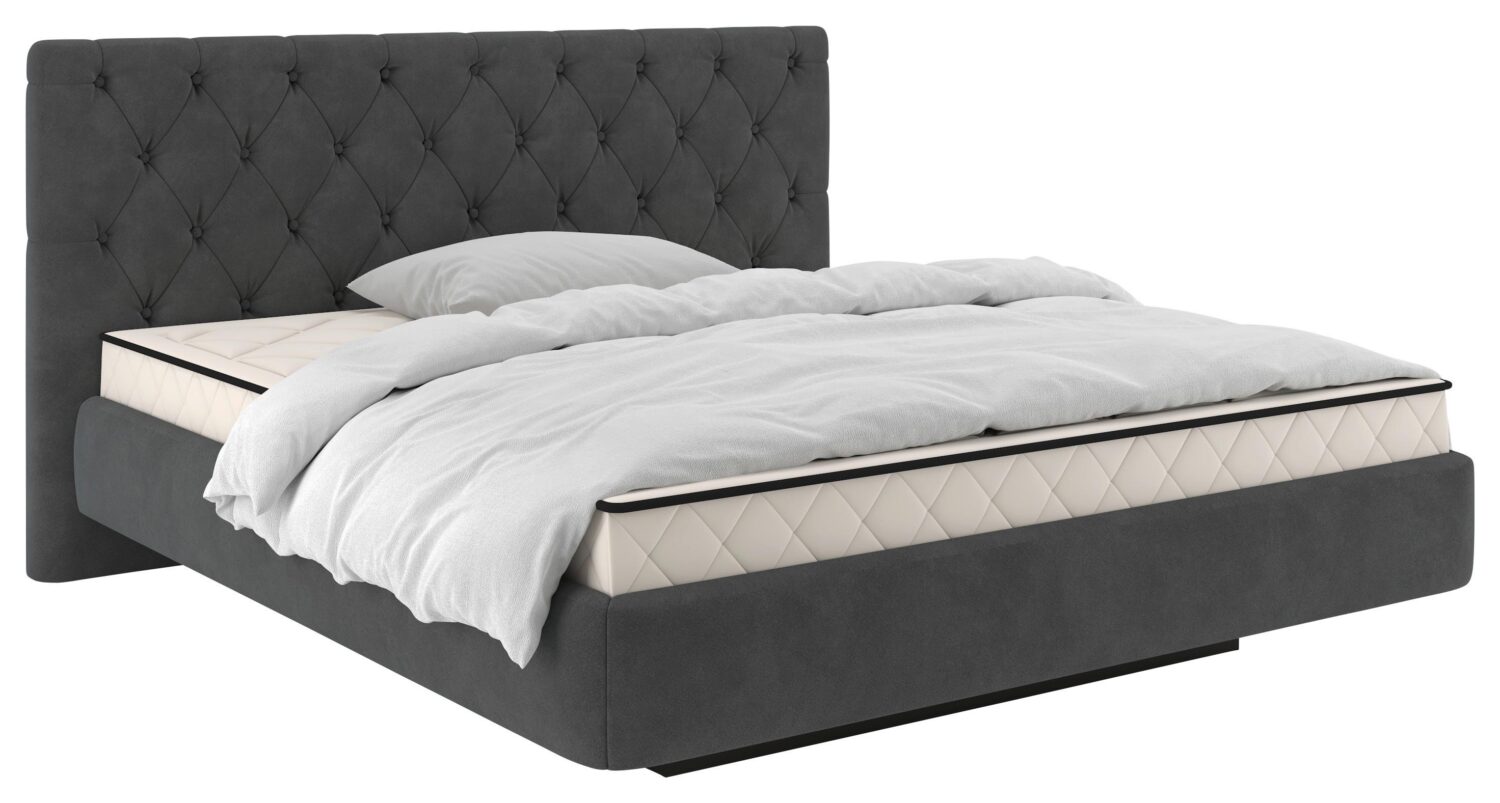 wohnli-moebel-suche-001523002225 Wohnli Möbelsuche - Polsterbett Pedro D Schwarz ca. 180x200cm